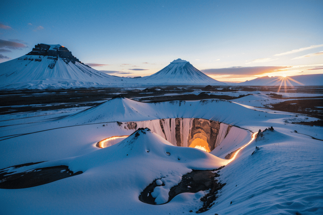 冰雪与火山交织的奇境——冰岛的自然奇观与极光之旅